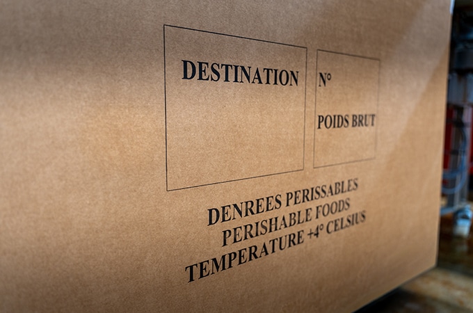 Photo: box ready for dispatch